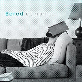 Man getting bored at home during coronavirus quarantine | Free  psd mockup - 2306764