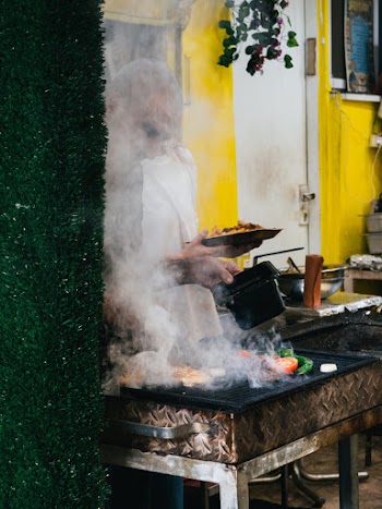 Man Grilling Outdoor