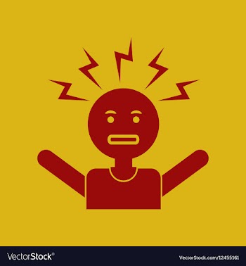 Man headache vector image