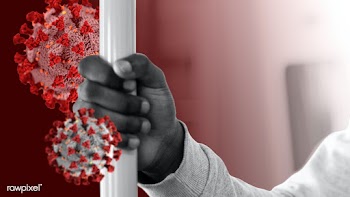 Man holding a coronavirus contaminated handrail on a bus background | Free  photo - 2308868
