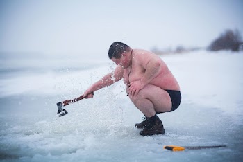 Man Holding an Axe