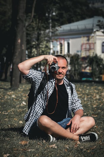 Man Holding Camera