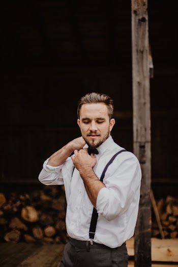 Man Holding Collar