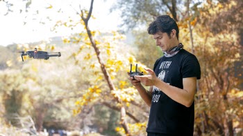 Man Holding Dji Mavic Pro Controller
