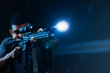 Man Holding Firearm