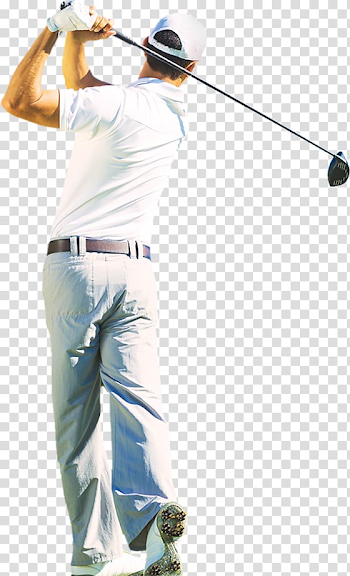 Man holding golf club , Indoor golf Golf course OptiShot Golf ...