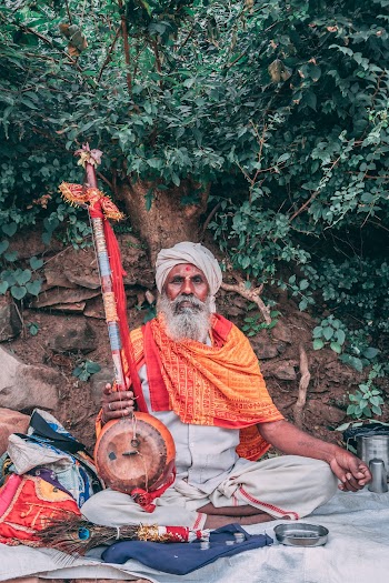 Man Holding Guitar