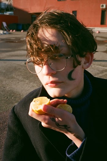 Man Holding Lemonade