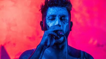 man holding microphone