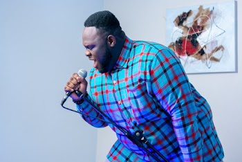 Man Holding Microphone