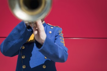 Man Holding Trumpet