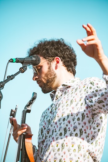Man Holding Violin