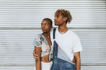 Man Hugging Woman