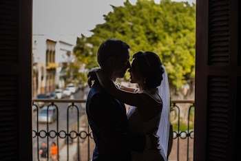 Man Hugging Woman