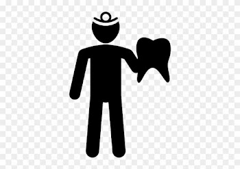 Man, Human Body, Shapes, Standing, Tooth Shape, Silhouette, - Dentistry