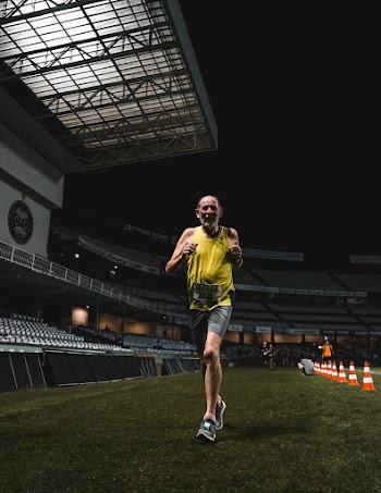 Man in Activewear Running
