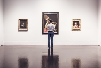 Man in Art Gallery Free Photo 