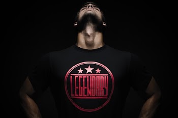 Man in Black and Red Legendary Printed