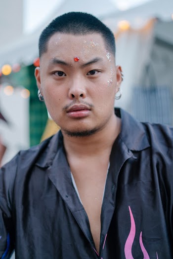 Man in Black Dress Shirt