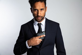 Man In Black Suit Jacket
