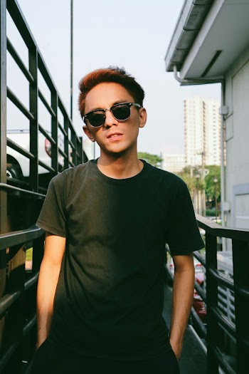 Man in Black Sunglasses and Crew-neck T-shirt