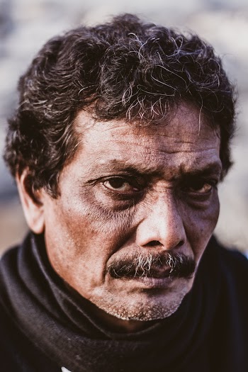 Man in Black Turtleneck Shirt