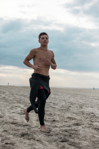 Man In Black Wetsuit