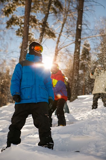 Man in Blue Full-zip Jacket on Snowy Field