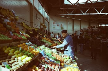 Man in Blue Jacket