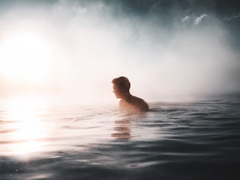Man in Body of Water
