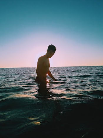 Man In Body of Water