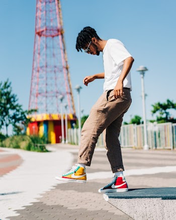 Man in Brown Pants
