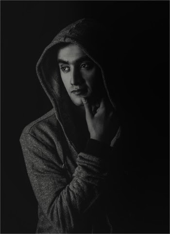 Man in Gray Hoodie