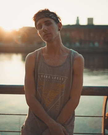 Man In Grey Tank Top 
