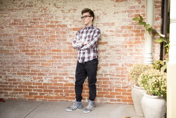 Man In Plaid Long-sleeved Shirt 
