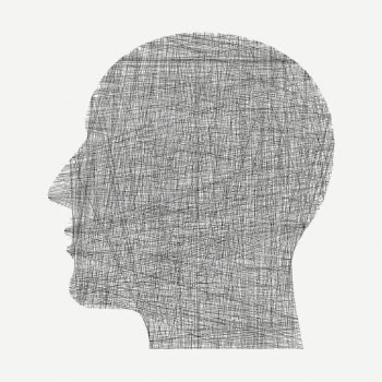 Man in profile, hand drawn | Free PSD - rawpixel