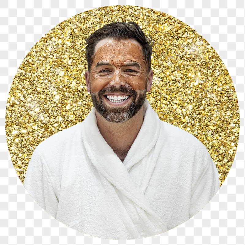 Man in spa png badge | Free PNG - rawpixel