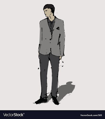 Man in suit vector image