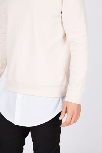 man in white long-sleeved shirt