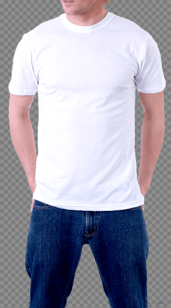 Man In White T-Shirt Png Image