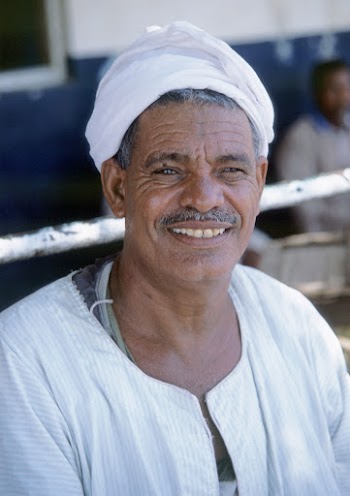 Man In White Turban Smiling