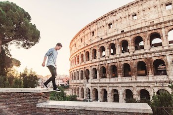 man jumping on edges
