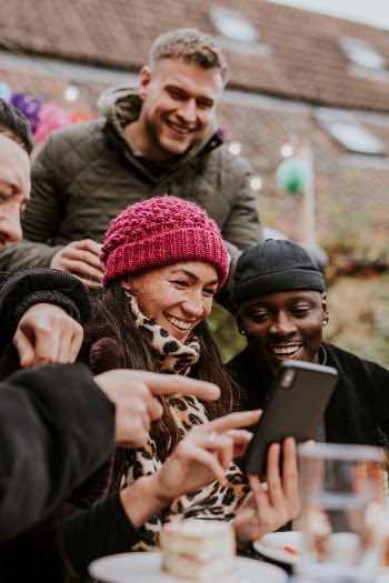 Man lexamining a friend group | Free Photo - rawpixel