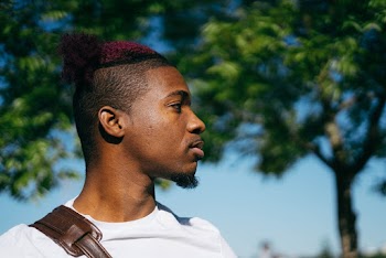 Man Looking At His Left