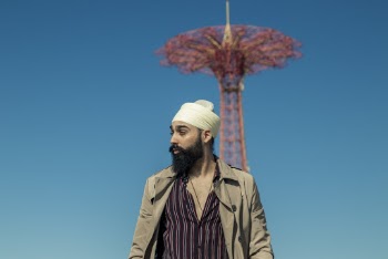 Man Looking at His Right