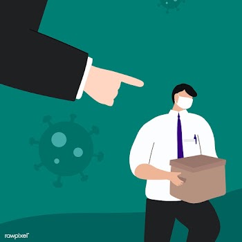 Man losing his job due to coronavirus vector | Free  vector - 2307583