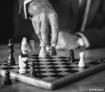 Man making his next move