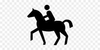 Man, Male, Boy, Human, People, Person - Riding A Horse Clipart