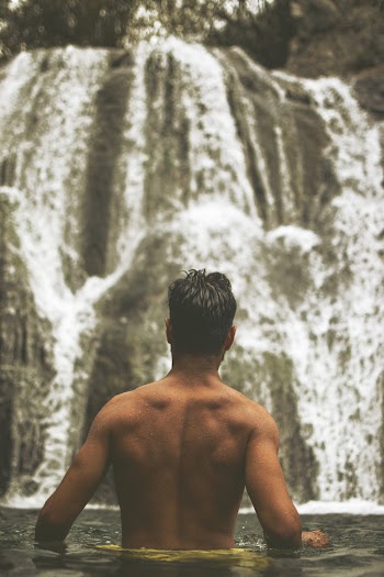 Man Near Falls