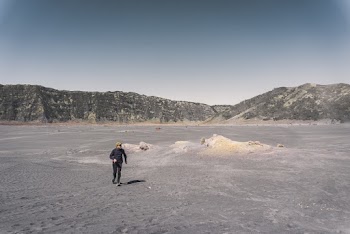 Man Near Mountain